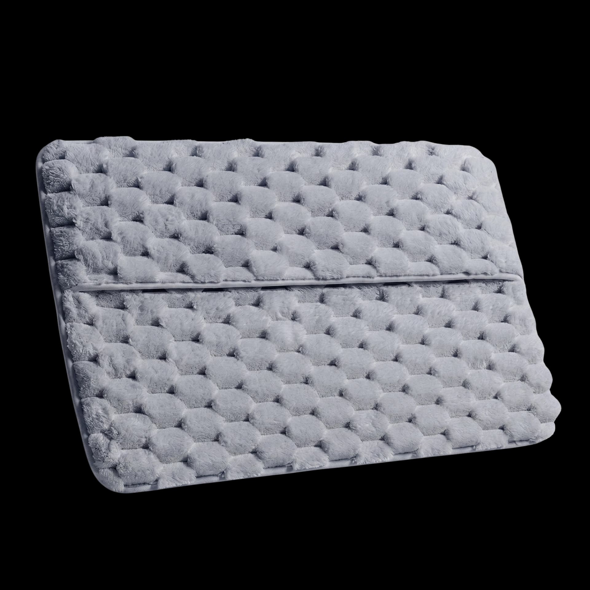 Maison Celune Soft Thick Grey Bathroom Mat with Quick-Dry Slit Design for Bathroom Mats - main product image
