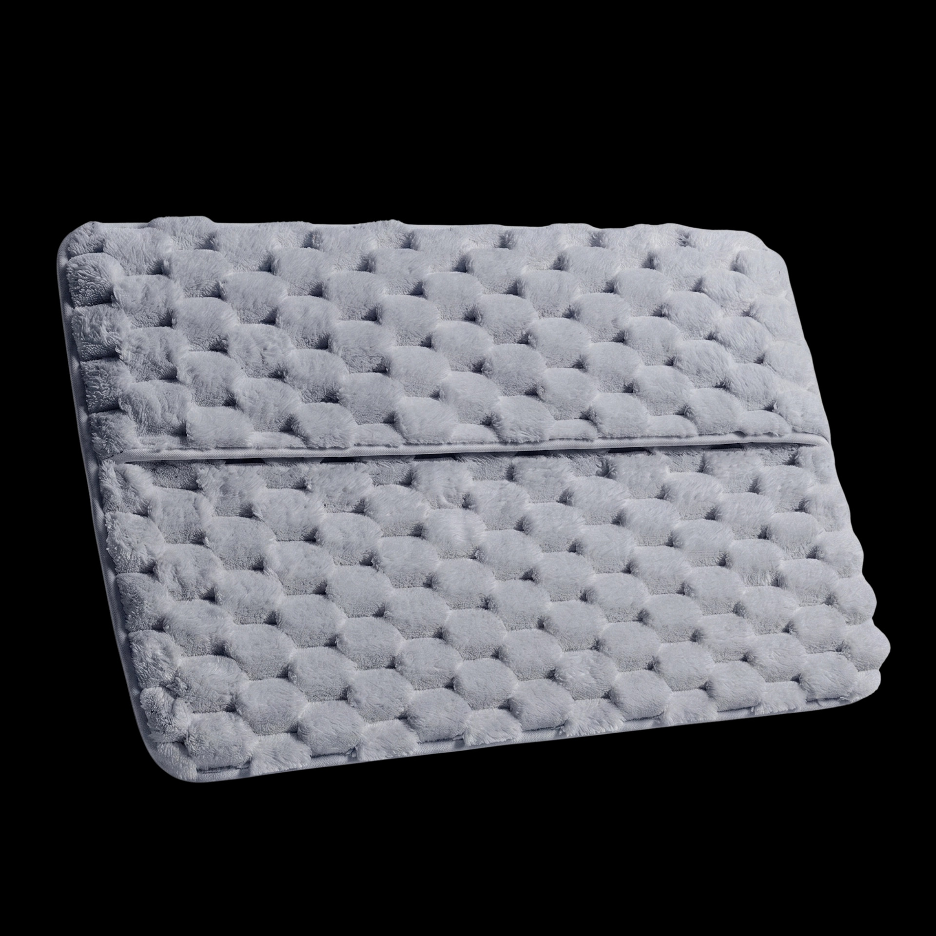 Maison Celune Soft Thick Grey Bathroom Mat with Quick-Dry Slit Design for Bathroom Mats - main product image