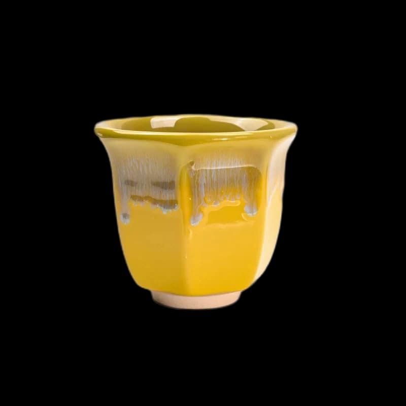 Maison Celune Ceramic Coffee Cup 235ml Yellow Glaze for Ceramic Cups - main product image
