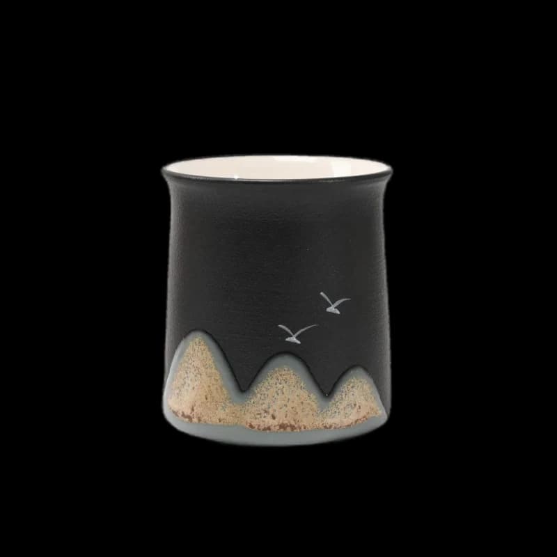 Maison Celune Ceramic Espresso Cup 100ml Rough Pottery Retro Distant Mountain Fragrance for Coffee Cups - main product image