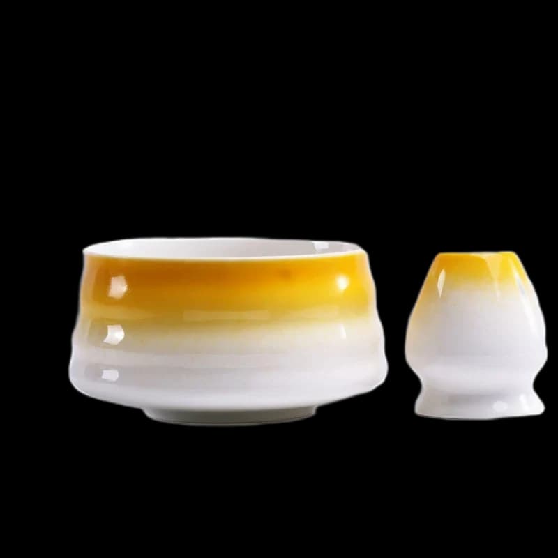 Maison Celune Ceramic Matcha Tea Cup Set, Gradient, 2 Pieces for Tea Cups - main product image
