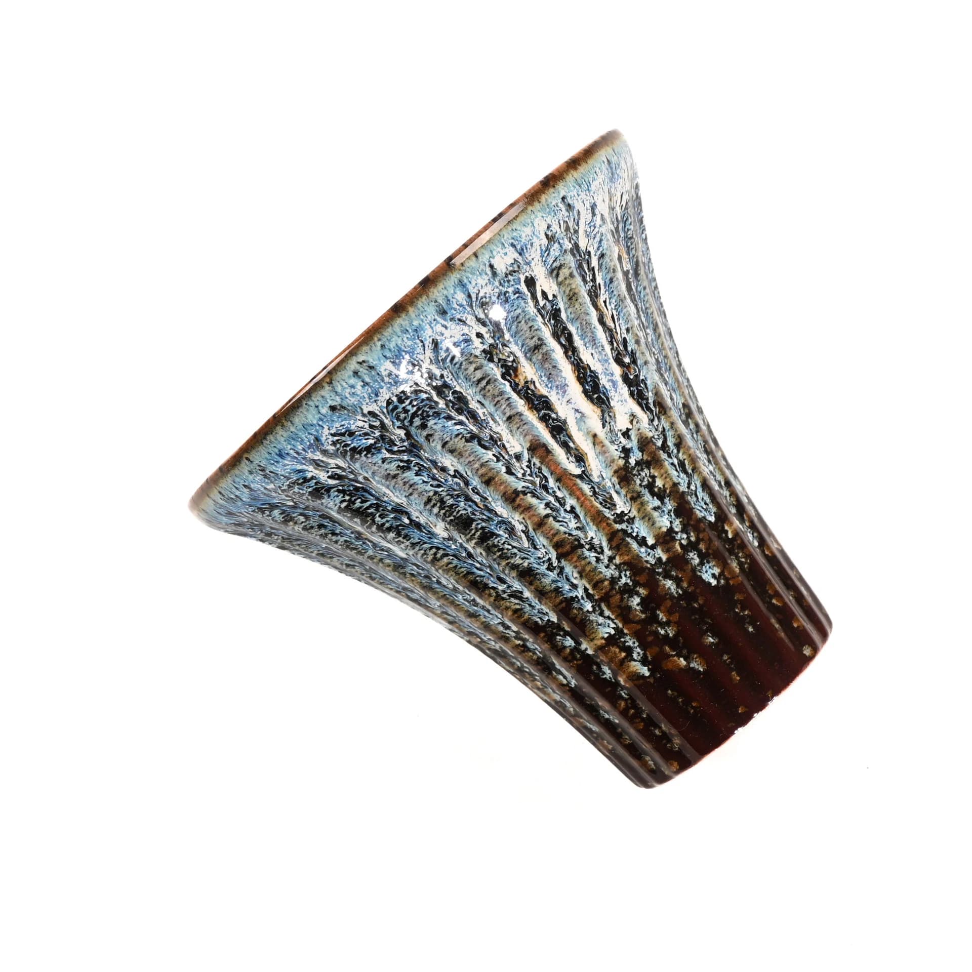 Maison Celune Kiln-Glazed Retro Ceramic Espresso Cup — 110ml for Coffee Cups - gallery image 3