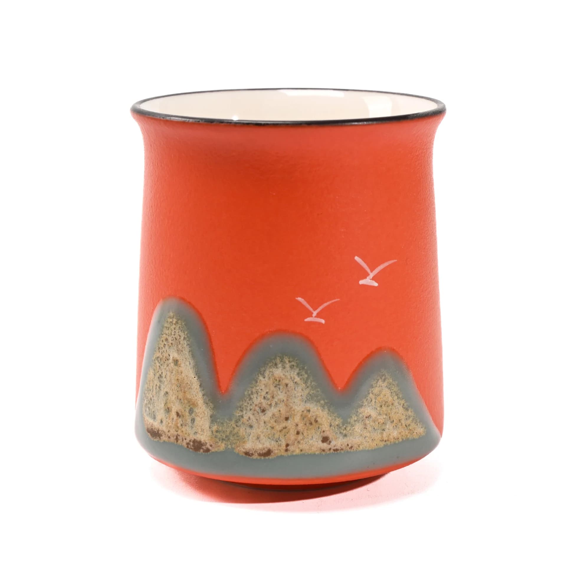 Maison Celune Ceramic Espresso Cup 100ml Rough Pottery Retro Distant Mountain Fragrance for Coffee Cups - gallery image 3