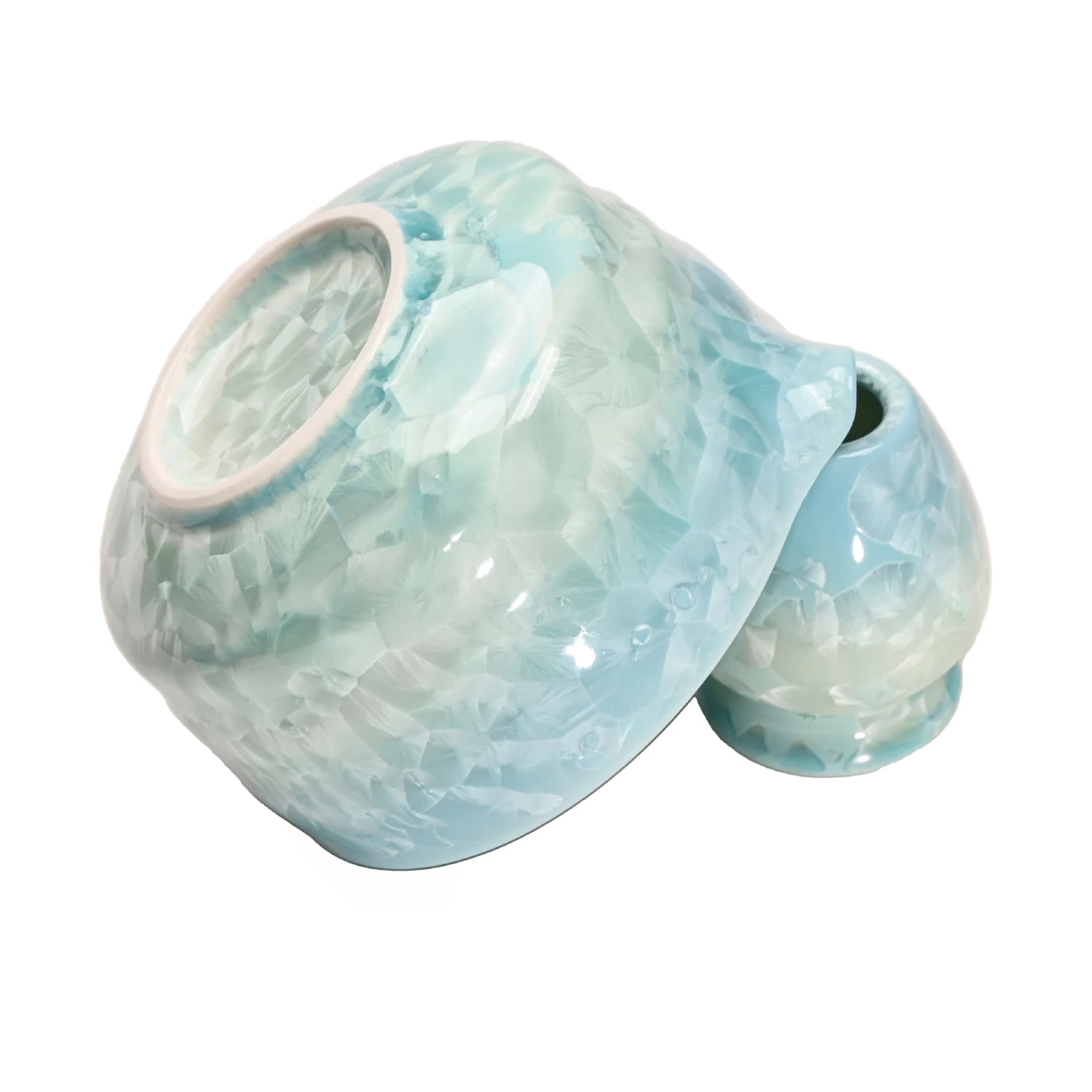 Maison Celune Ceramic Matcha Tea Cup and Tools Set Gradient Emerald for Tea Cups - gallery image 3