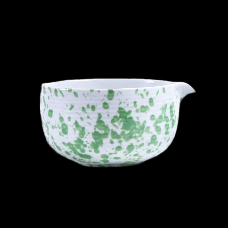 Maison Celune Hand-Painted Porcelain Matcha Bowl & Whisk Rest, 2-Piece Set for Tea Objects - main product image